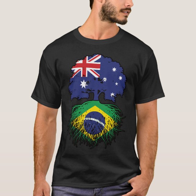Camiseta Raízes de Árvore da Austrália Brasileira (Frente)