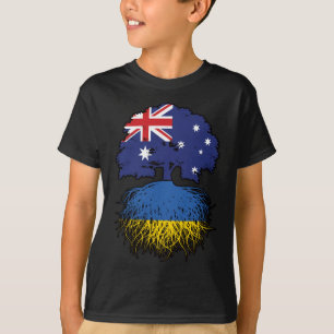 Camiseta Raízes de Árvore Ucraniana Austrália
