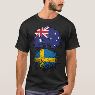 Camiseta Raízes de Árvores Australianas da Austrália suecia