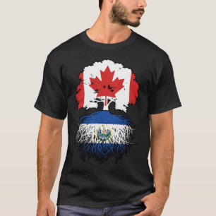 Camiseta Raízes de árvores do Canadá El Salvador Salvadoren