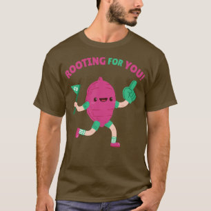 Camiseta Raízes De Batata Doce Para Você Palavras Positivas