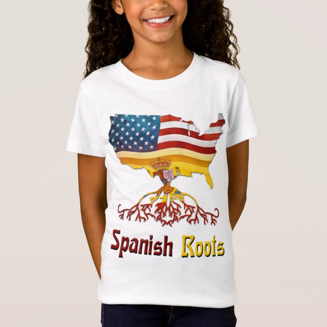 Camiseta Raízes de Espanhol Americano (Frente)