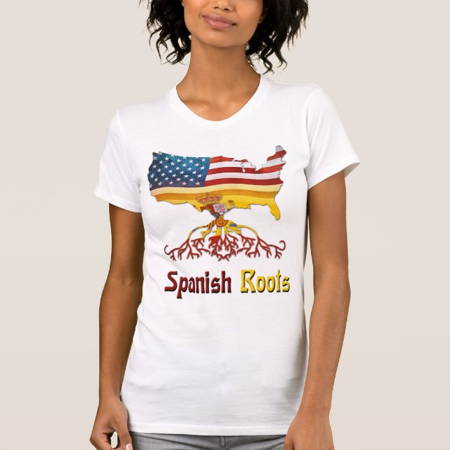 Camiseta Raízes de Espanhol Americano (Frente)