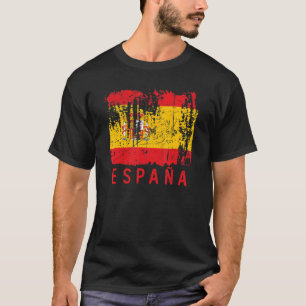 Camiseta Raízes de Sinalizador de Espanha Espana