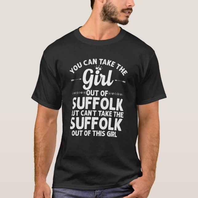 Camiseta Raízes De Suffolk Va Virginia Funny  (Frente)