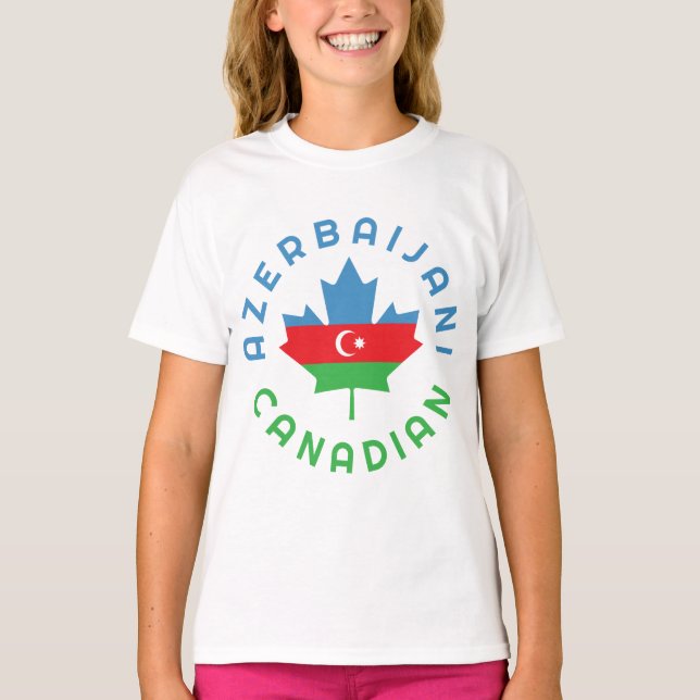 Camiseta Raízes do Azerbaijão Canadense (Frente)