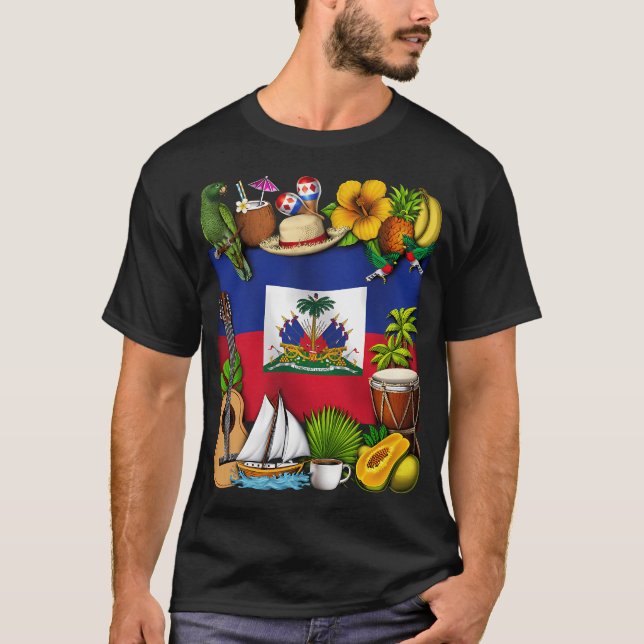 Camiseta Raízes do Haiti (Frente)