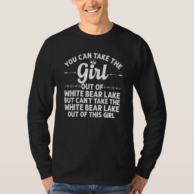 Camiseta Raízes Do Lago White Bear Mn Minnesota (Frente)