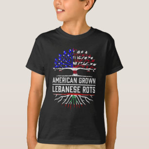 Camiseta Raízes do Líbano Orgulhoso Americano