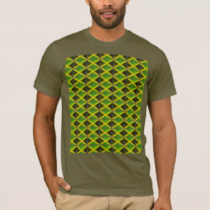 Camiseta Raízes do Reggae do Sinalizador jamaicano