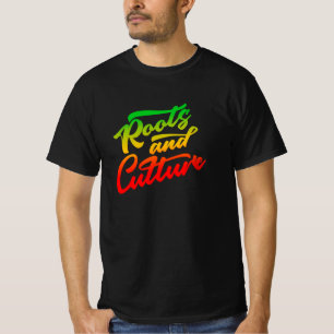 Camiseta Raízes E Culturas Cores De Massas Rasta Reggae T-S