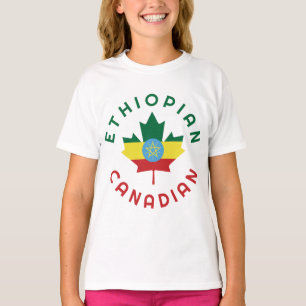 Camiseta Raízes Etíopes Canadianas
