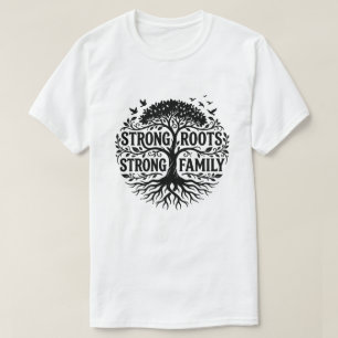 Camiseta Raízes Fortes Família Forte