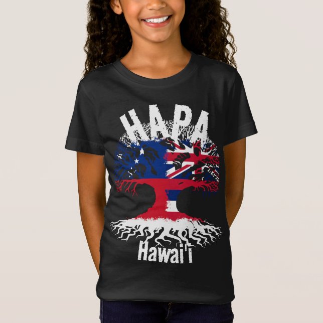 CAMISETA RAÍZES HAPA SAMOA HAWAII (Frente)