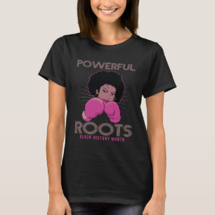 Camiseta Raízes História Negra Mês Eu Amo As Minhas Raízes