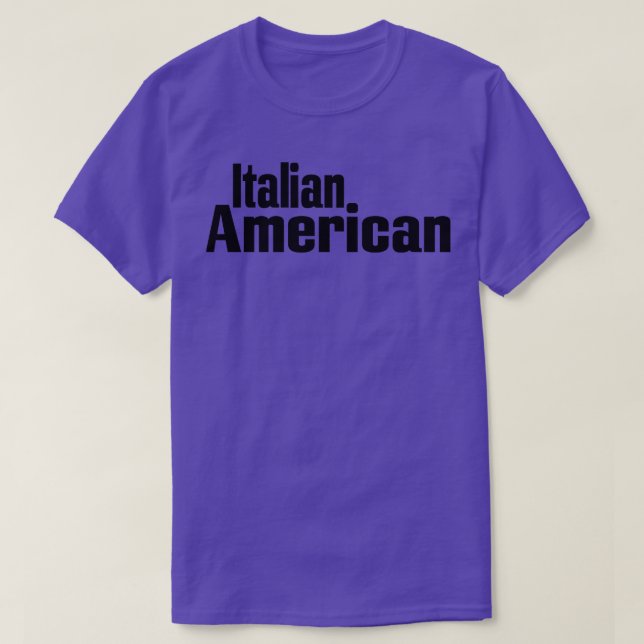 Camiseta Raízes italianas Americanas na Itália Estados Unid (Frente do Design)