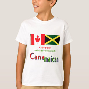 Camiseta raizes jamaicano-canadenses