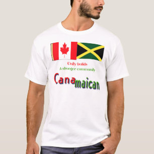 Camiseta raizes jamaicano-canadenses