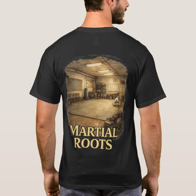 Camiseta Raízes Marciais Karate Forjado (Verso)