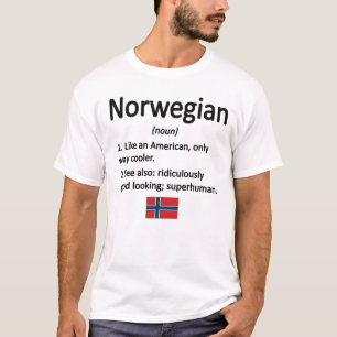 Camiseta Raízes Norueguesas Bandeira Norueguês Patrimôni