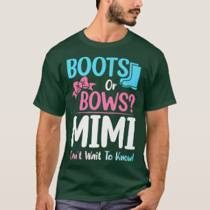 Camiseta Raízes ou Arcos Mimi Sexo Revelar Gravidez Anúncio