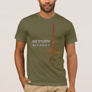 Camiseta "Raízes Ousadas: Nenhuma História Sem Risco – Moti