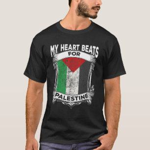 Camiseta Raízes Palestinianas do Coração da Palestina para