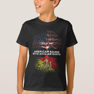 Camiseta Raízes sicilianas Raízes Americanas