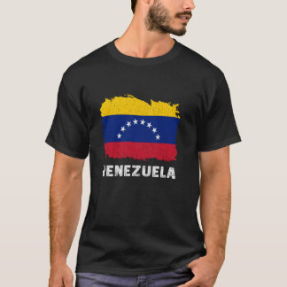 Camiseta Raízes Venezuelanas Bandeira da Venezuela Vintage