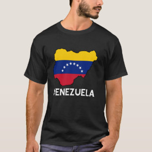 Camiseta Raízes Venezuelanas Orgulho Venezuelano Bandeira d