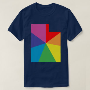 Camiseta rajada de cor do solo
