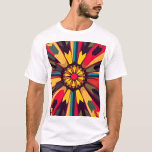 Camiseta rajadas retrorreflectoras com vibração