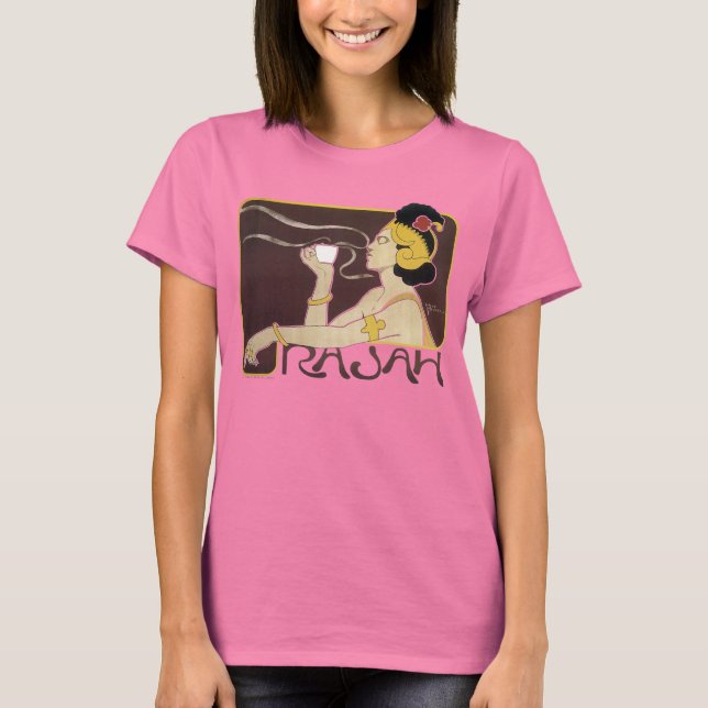 Camiseta "RAJAH COFFEE" Mulher T-Shirt (Frente)