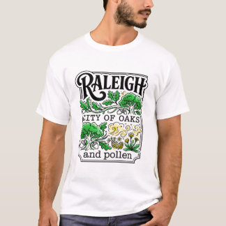 Camiseta Raleigh Cidade dos Carvalhos e Pólen