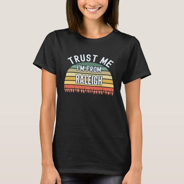Camiseta Raleigh Confie em mim (Frente)