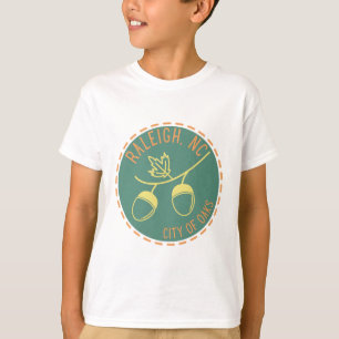 Camiseta Raleigh NC City of Oaks Acorn