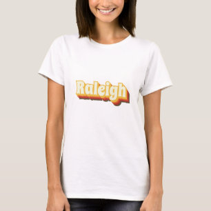 Camiseta Raleigh Retro Vintage Text