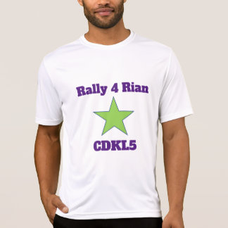 Camiseta Rally 4 Rian Gear para suportar CDKL5 mês de consc
