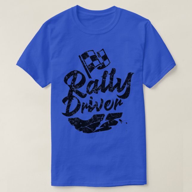 Camiseta Rally Driver Rallye Racing (Frente do Design)