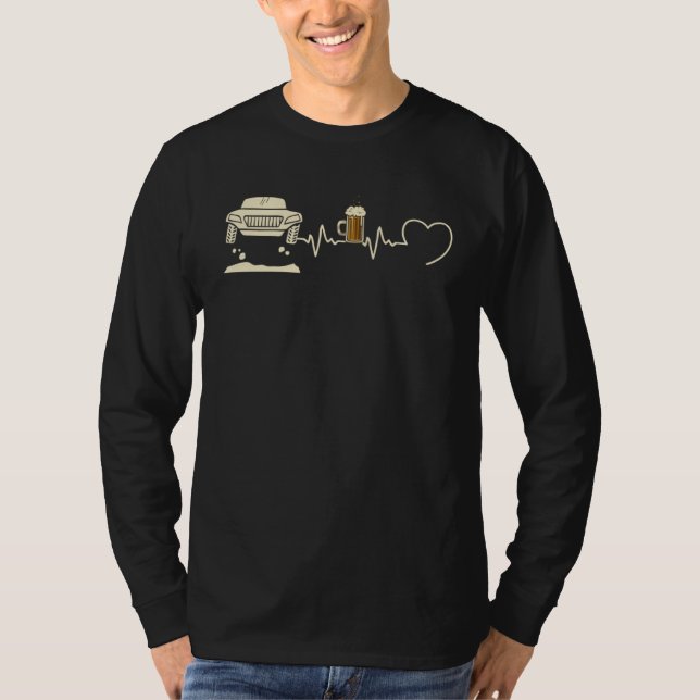 Camiseta Rally Man Humour Heart Beat  Idea Aperitif (Frente)