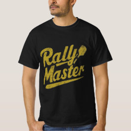 Camiseta Rally master retro ouro picleball