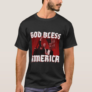 Camiseta Rally Shoting America Deus abençoe Em 2024