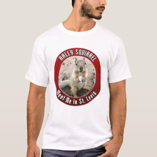 Camiseta Rally Squirrel - Encontre-me em Louis