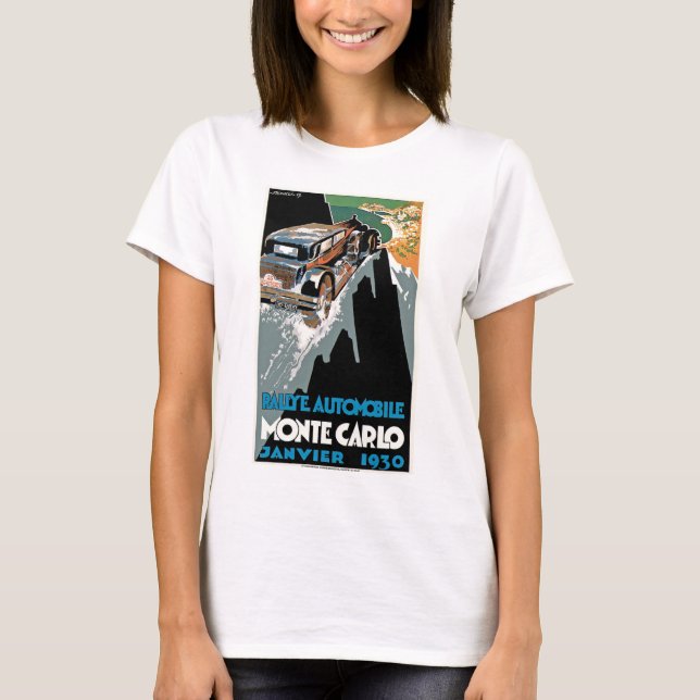 Camiseta Rallye Automobile Monte Carlo (Frente)