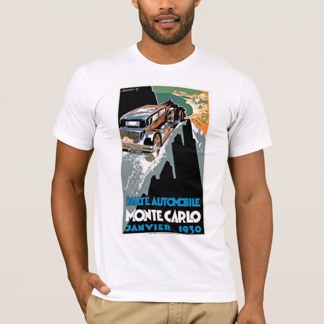 Camiseta Rallye Automobile Monte Carlo (Frente)