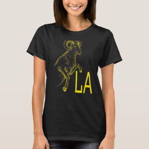 Camiseta Ram Amarelo La Blue California Los Angeles