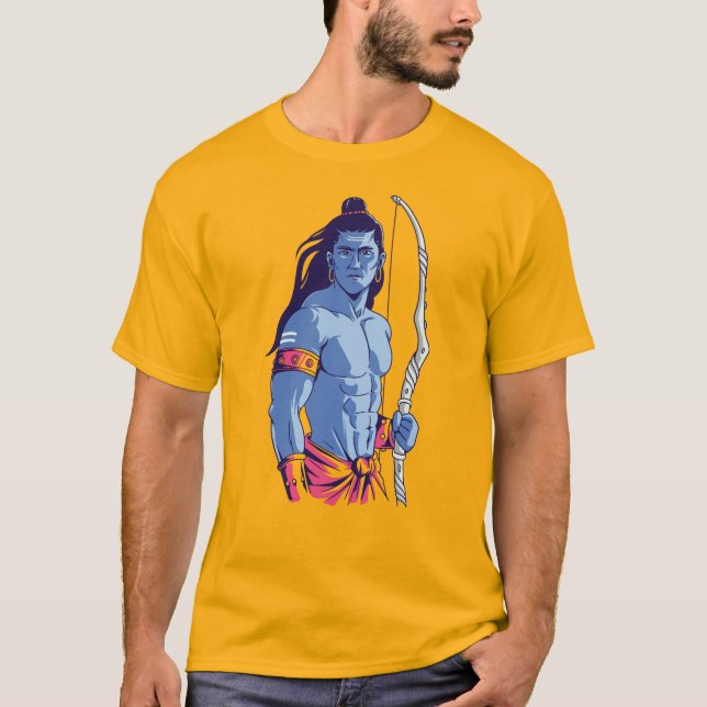 Camiseta Rama Hindu Deity (Frente)