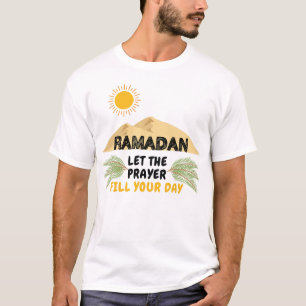 Camiseta Ramadã Deixe A Oração Preencher O Seu Dia