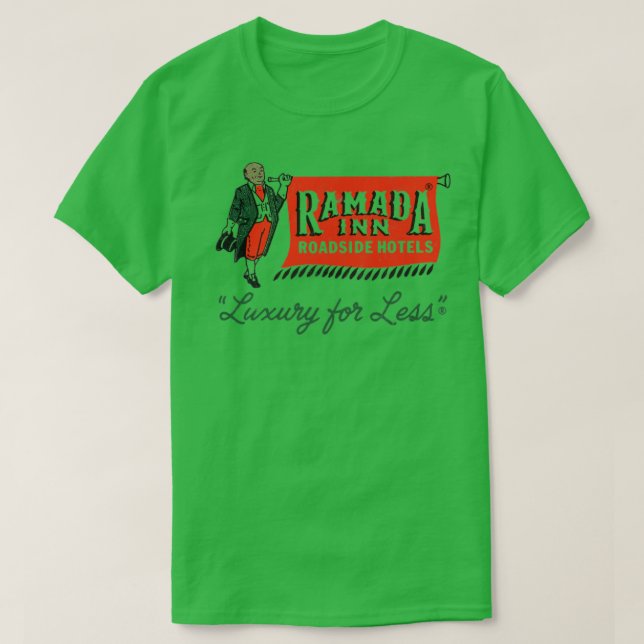 Camiseta Ramada Inn - Estética do Meio século Retro (Frente do Design)