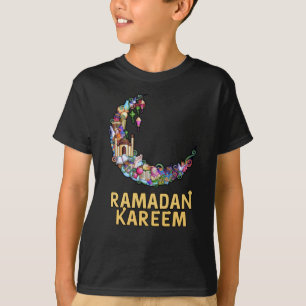 Camiseta Ramadã Kareem Mubarak em lua